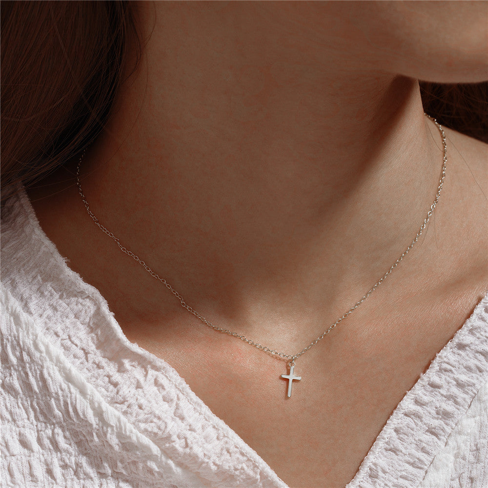 Elina – Double-Strand Silver Necklace with Pendant