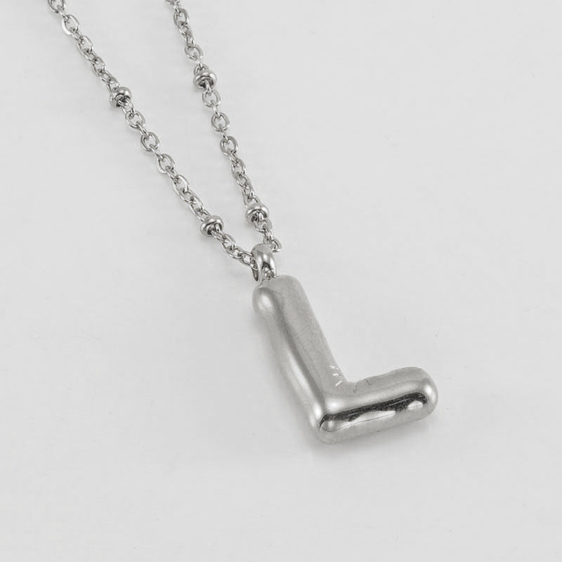 Irena – Gold Initial Charm Necklace