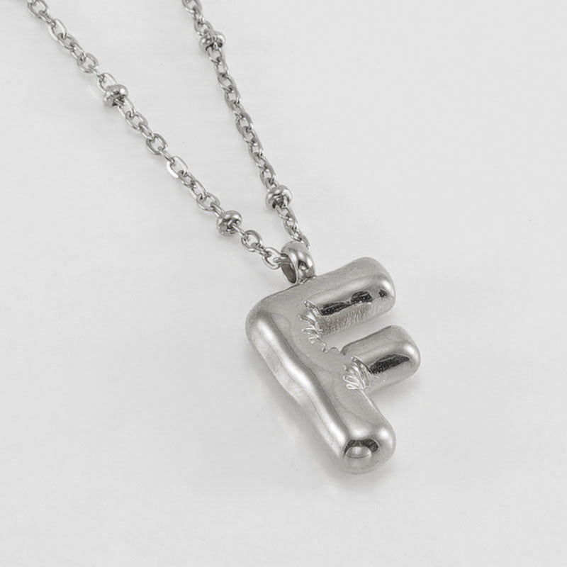 Irena – Gold Initial Charm Necklace