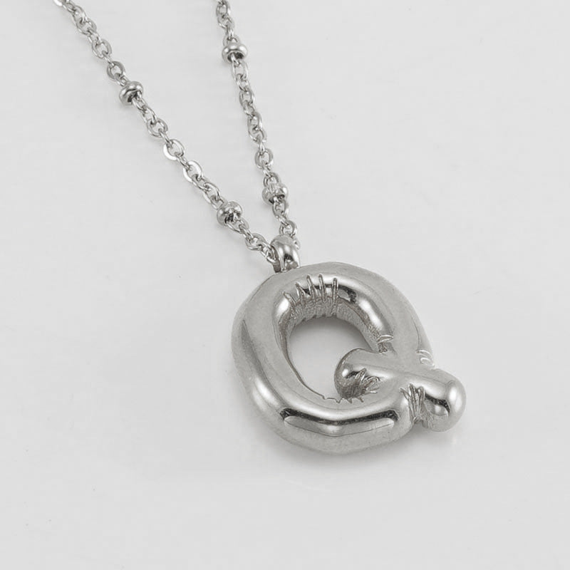 Irena – Gold Initial Charm Necklace