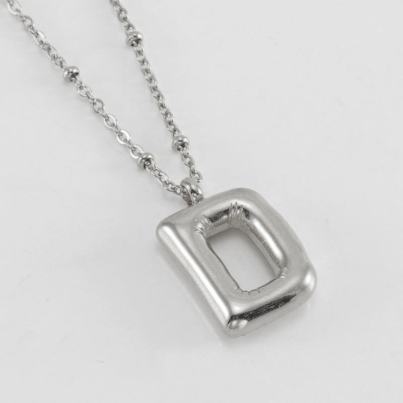 Irena – Gold Initial Charm Necklace