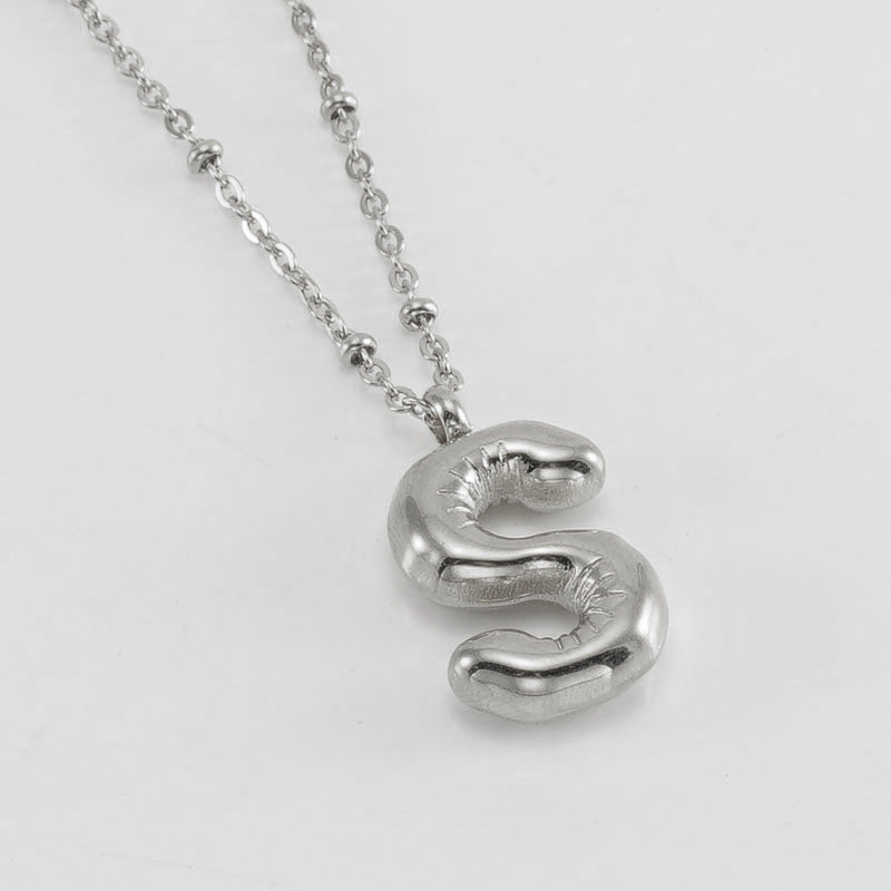Irena – Gold Initial Charm Necklace