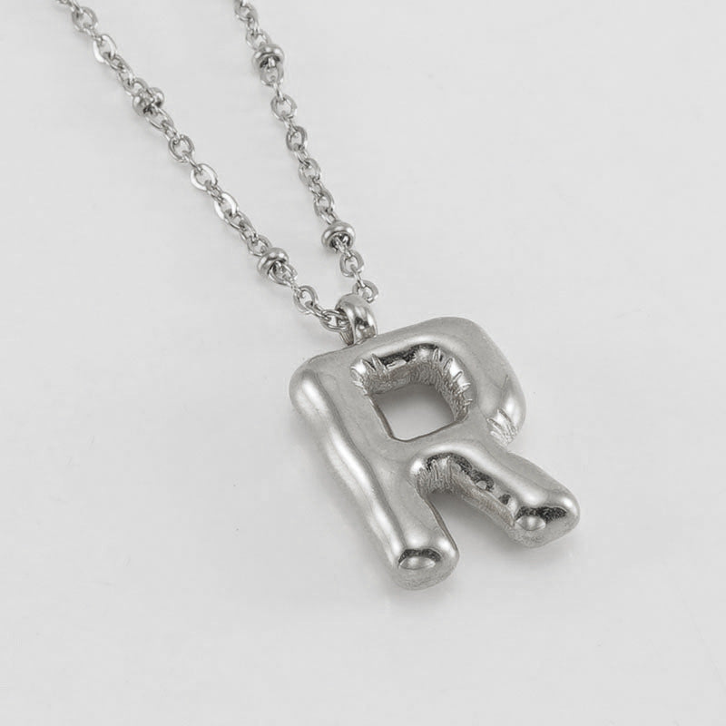 Irena – Gold Initial Charm Necklace