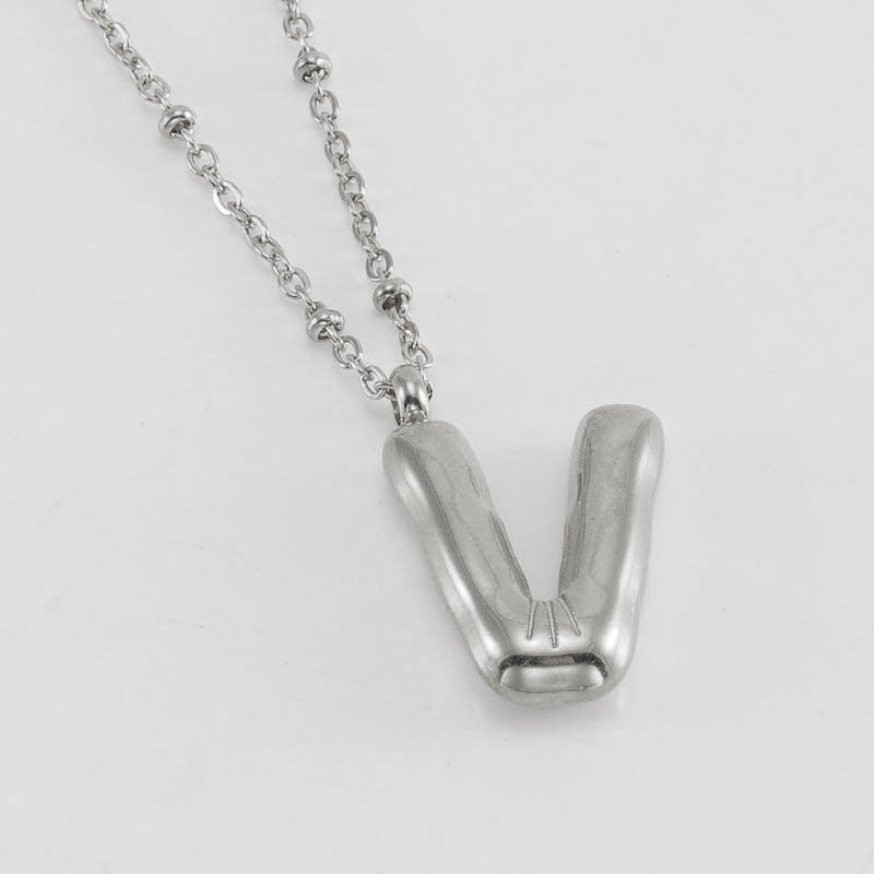 Irena – Gold Initial Charm Necklace