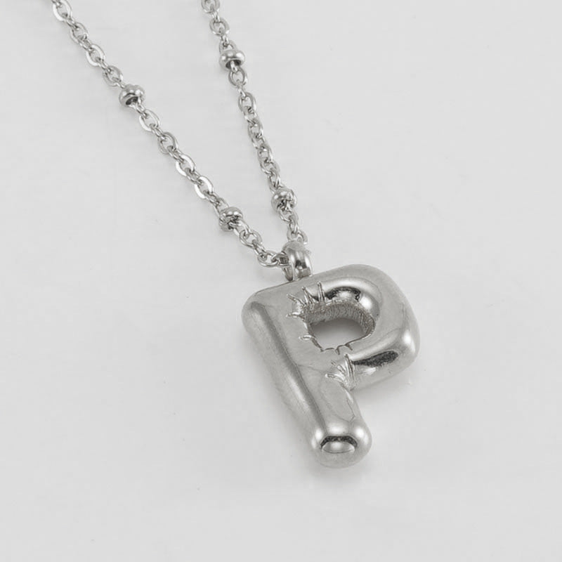 Irena – Gold Initial Charm Necklace