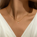 Lina – Elegant Silver Chain with Round Medallion