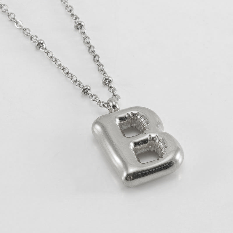 Irena – Gold Initial Charm Necklace