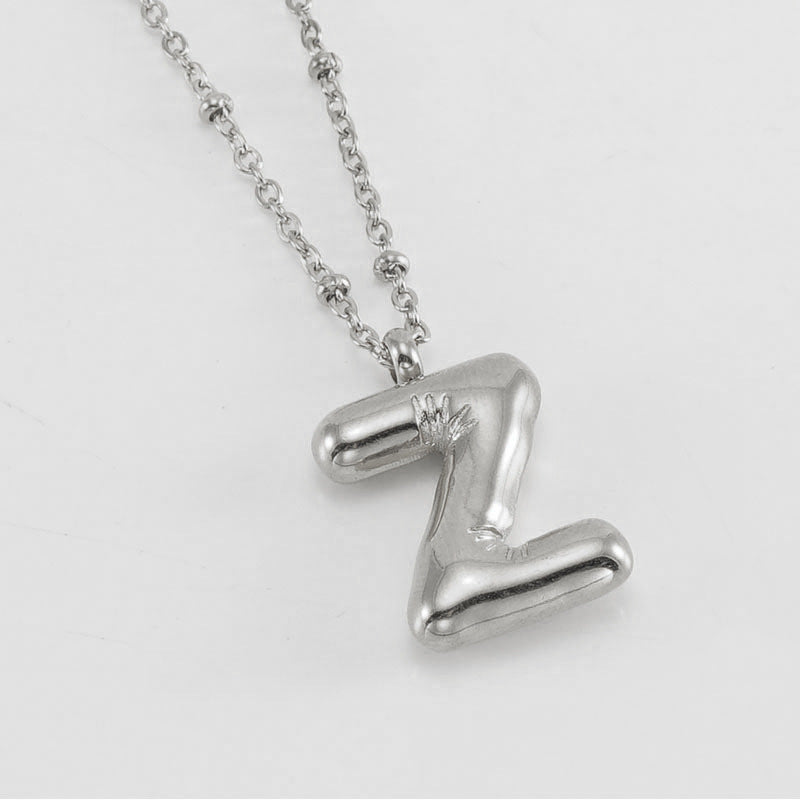 Irena – Gold Initial Charm Necklace