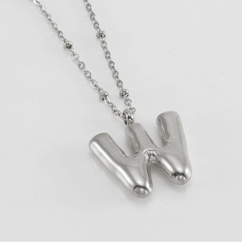 Irena – Gold Initial Charm Necklace