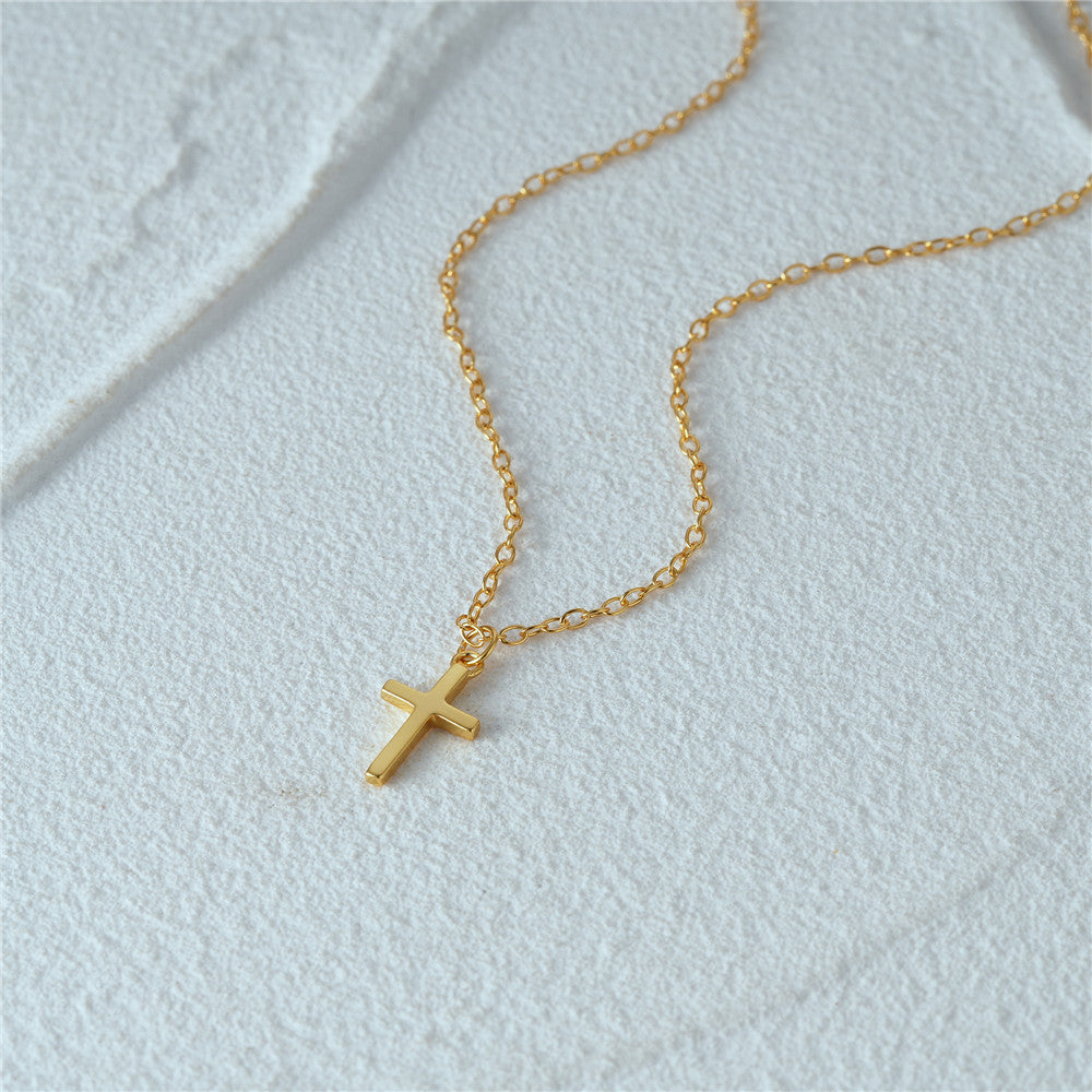 Elena – Double Silver Pendant Necklace
