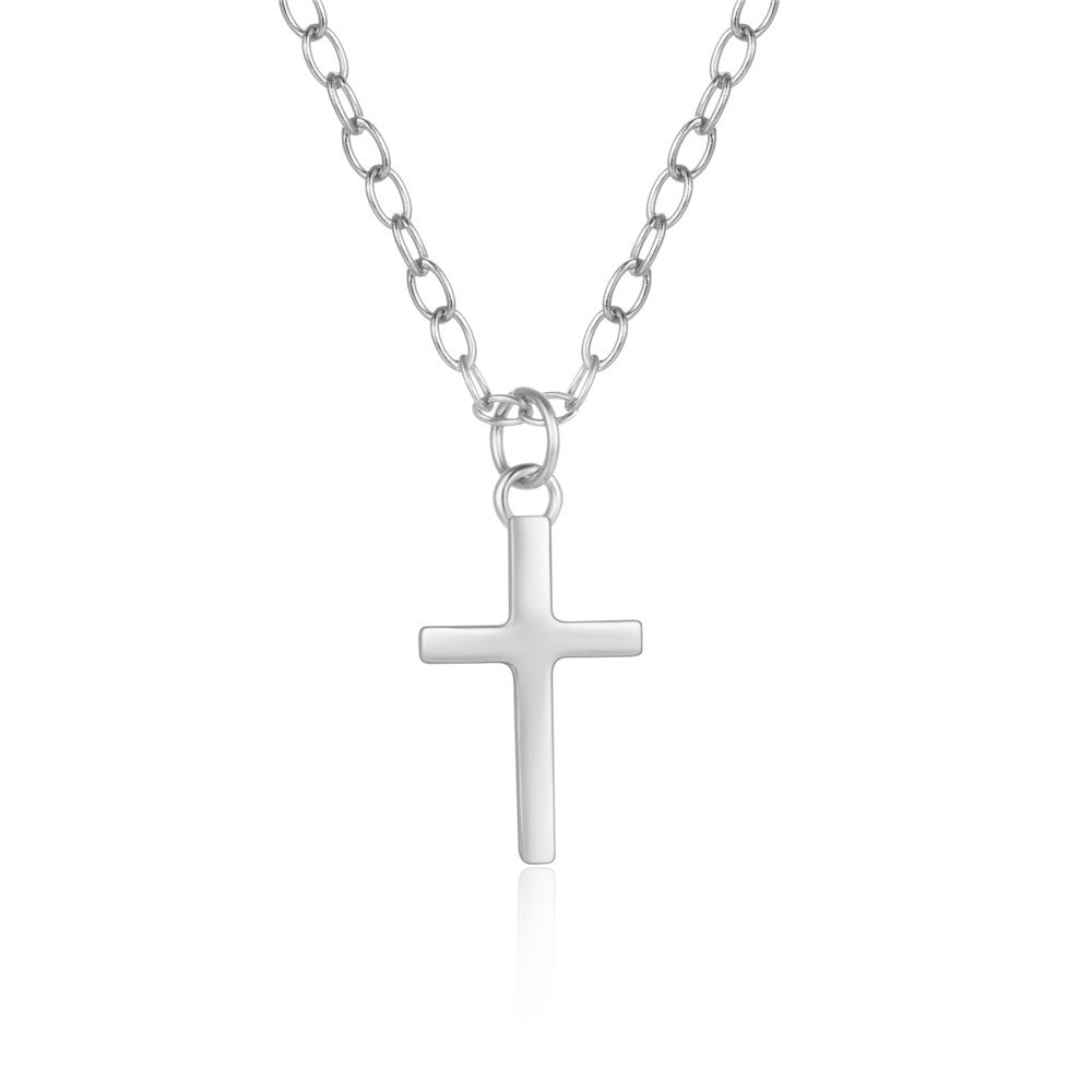 Elena – Double Silver Pendant Necklace