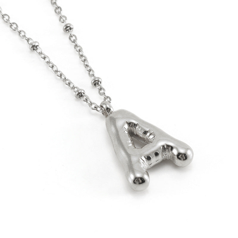Irena – Gold Initial Charm Necklace