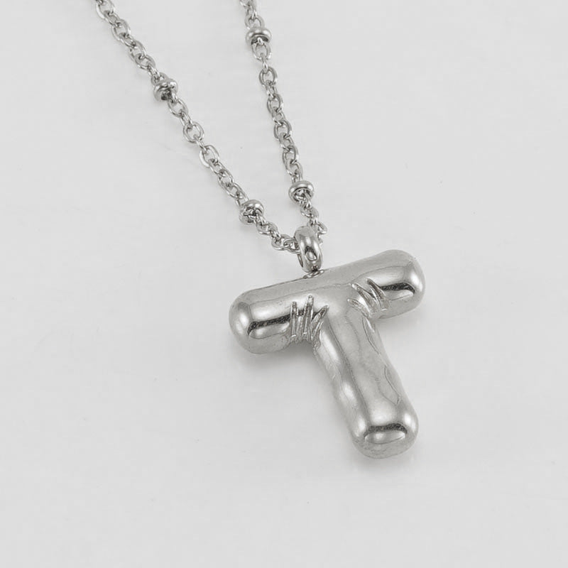 Irena – Gold Initial Charm Necklace