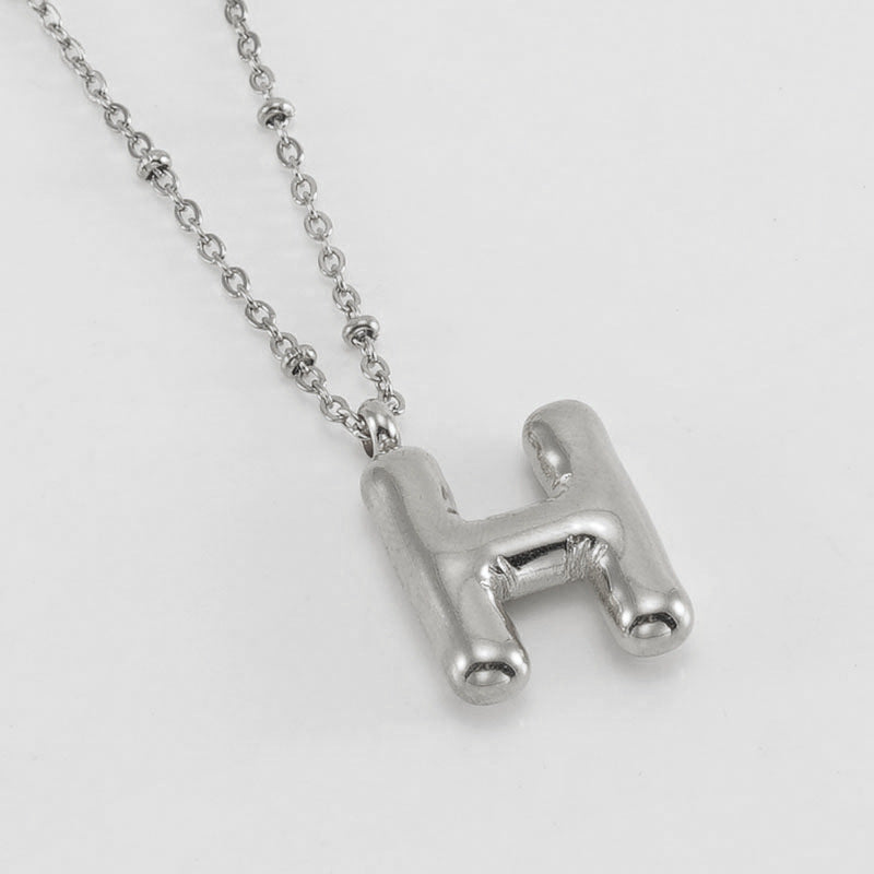 Irena – Gold Initial Charm Necklace
