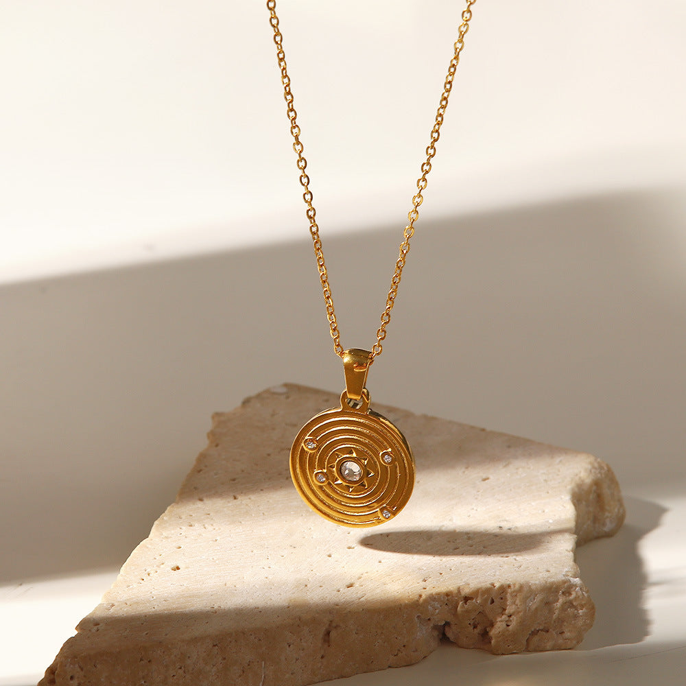 Elisabeth – Gold Necklace Featuring Delicate Symbolic Pendants