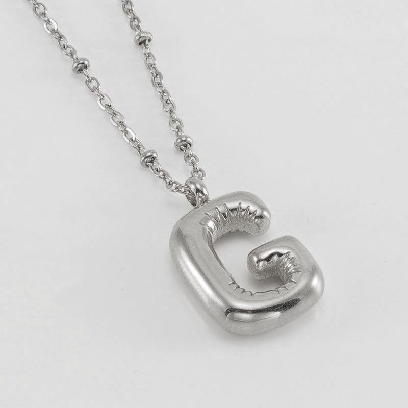 Irena – Gold Initial Charm Necklace