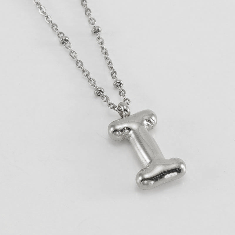 Irena – Gold Initial Charm Necklace