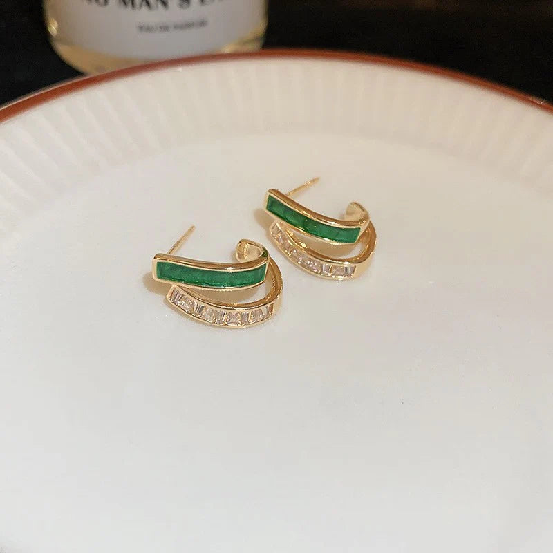 Chloé Leaf-Inspired Earrings