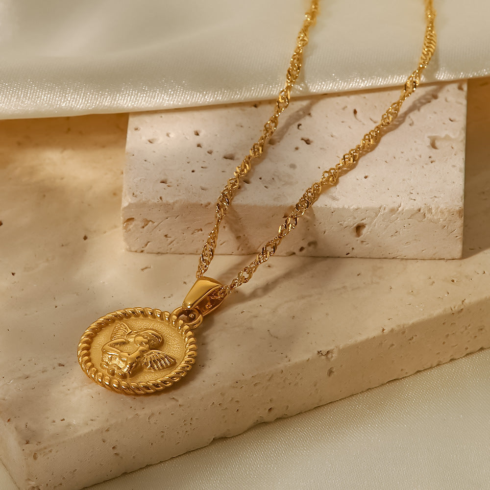 Elisabeth – Gold Necklace Featuring Delicate Symbolic Pendants