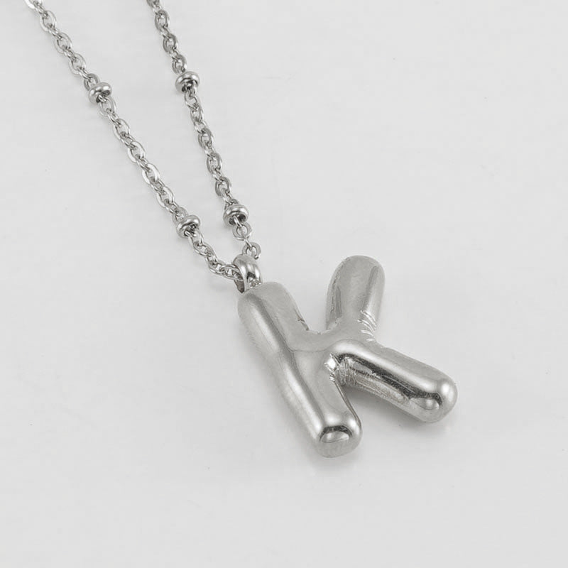 Irena – Gold Initial Charm Necklace