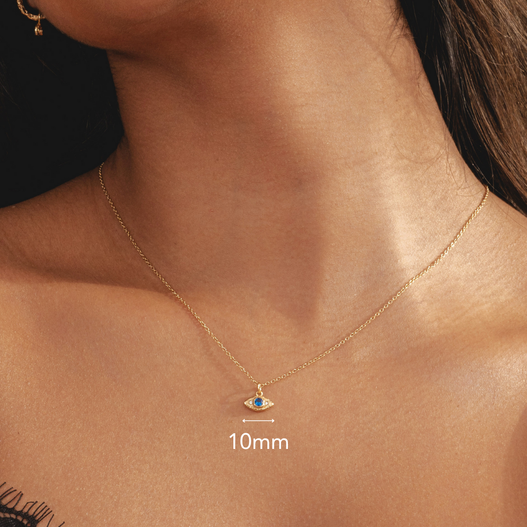 Evil Eye Necklace (Gold)