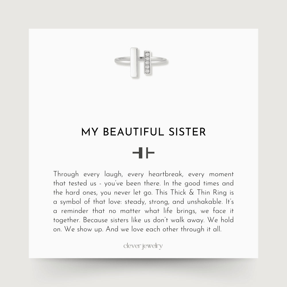 To My Sister - Durable Bond Ring