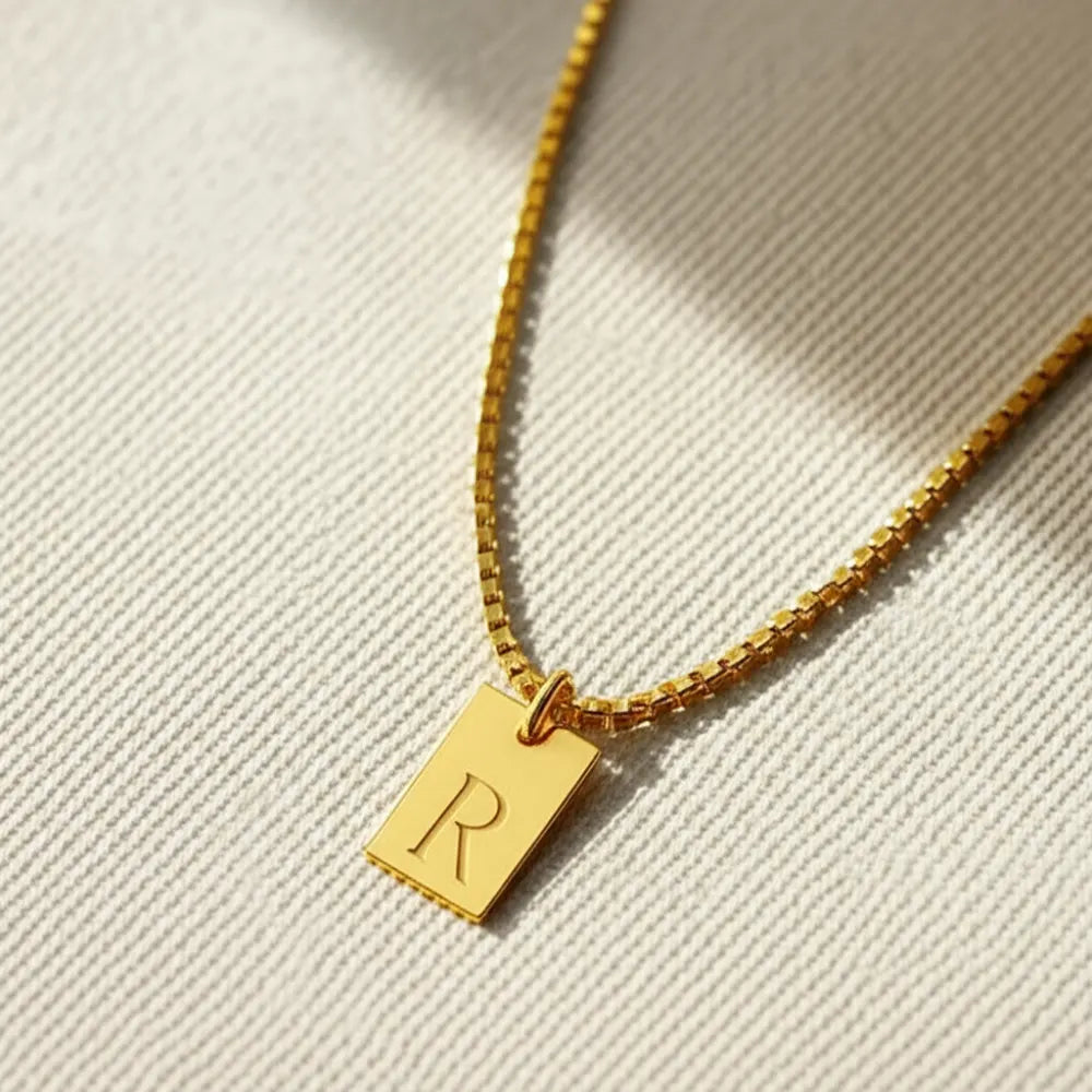 Personalized Initial Promise Necklace