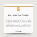 Personalized Initial Promise Necklace