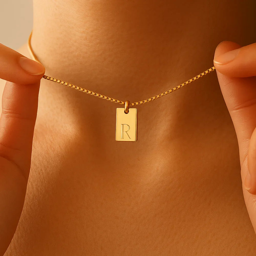 Personalized Initial Promise Necklace