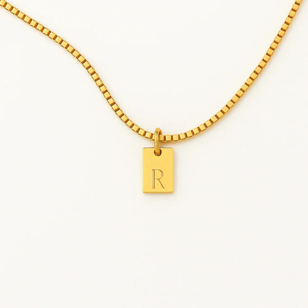 Personalized Initial Promise Necklace
