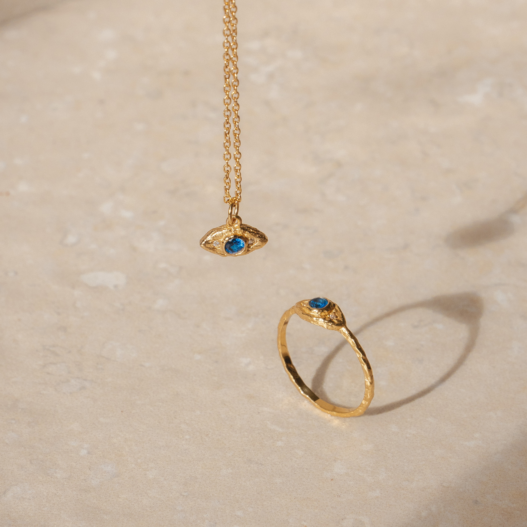 Evil Eye Necklace (Gold)