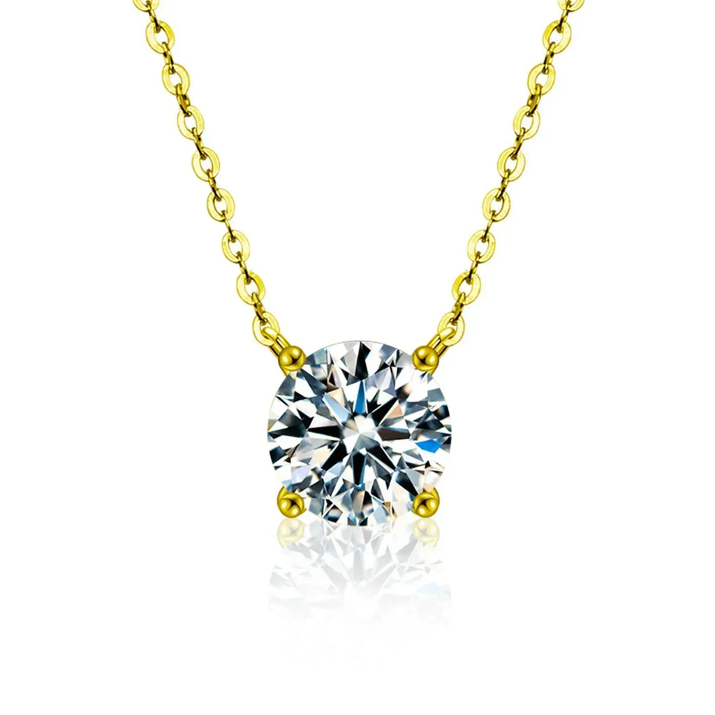 Rafaela – 18K Gold-Plated Sterling Silver Necklace with Zirconia Accents