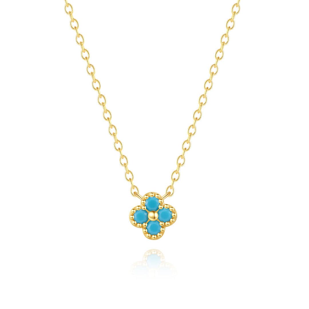 Marlena – Geometric Detail Short Silver Necklace