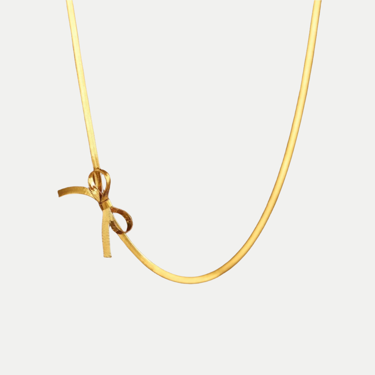Rebecca - Initial Pendant Gold Necklace