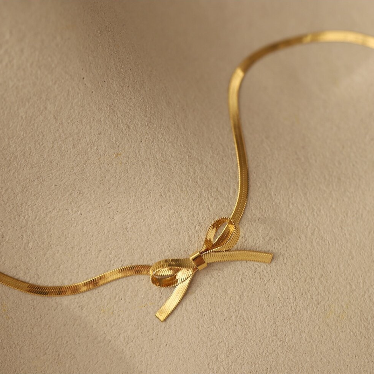 Rebecca - Initial Pendant Gold Necklace