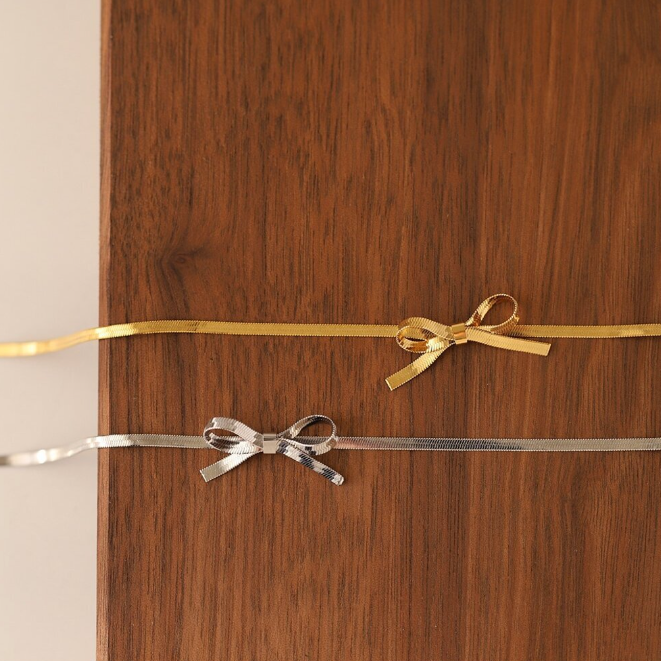 Rebecca - Initial Pendant Gold Necklace