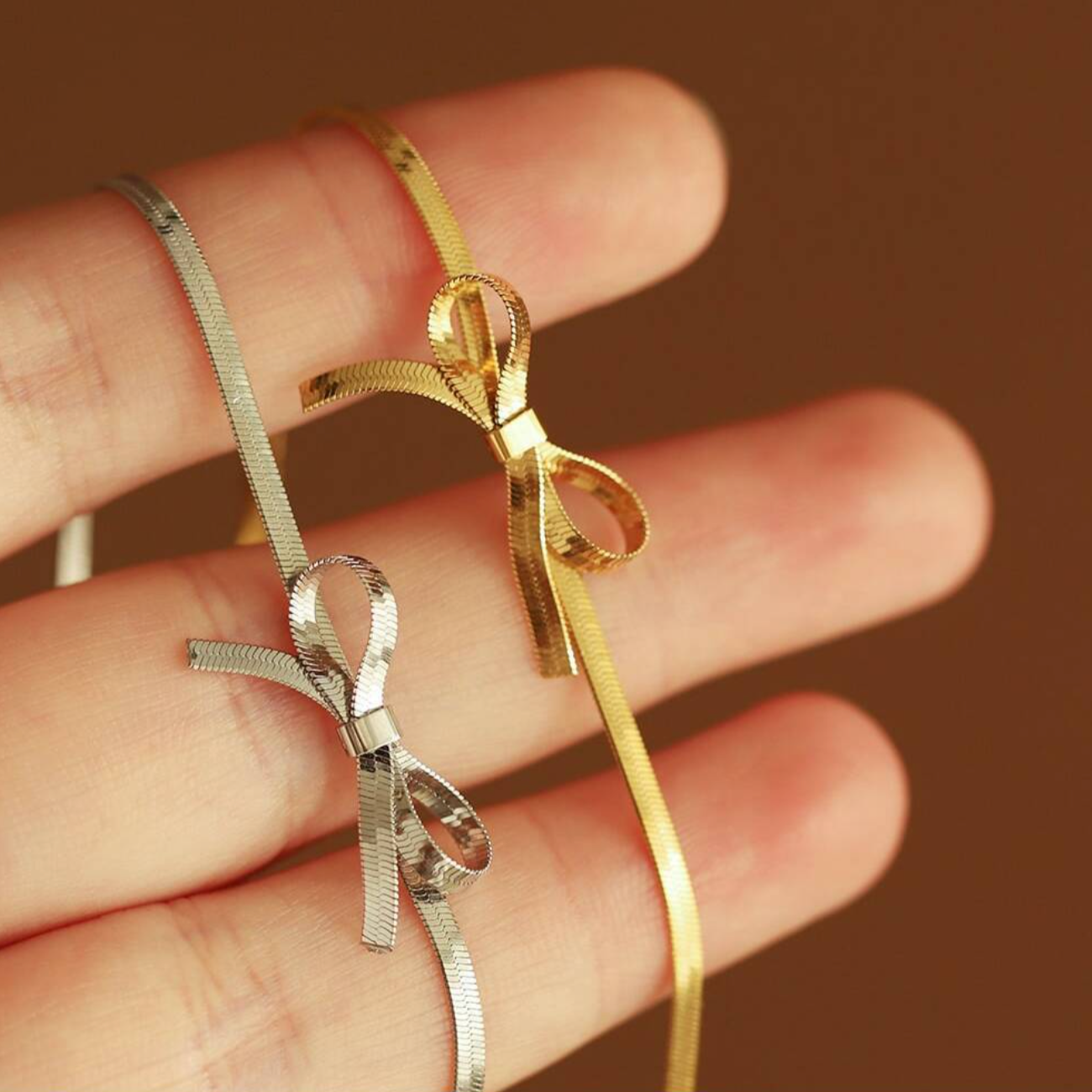 Rebecca - Initial Pendant Gold Necklace