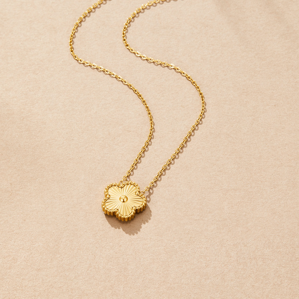 Fortune Charm Necklace in Gold