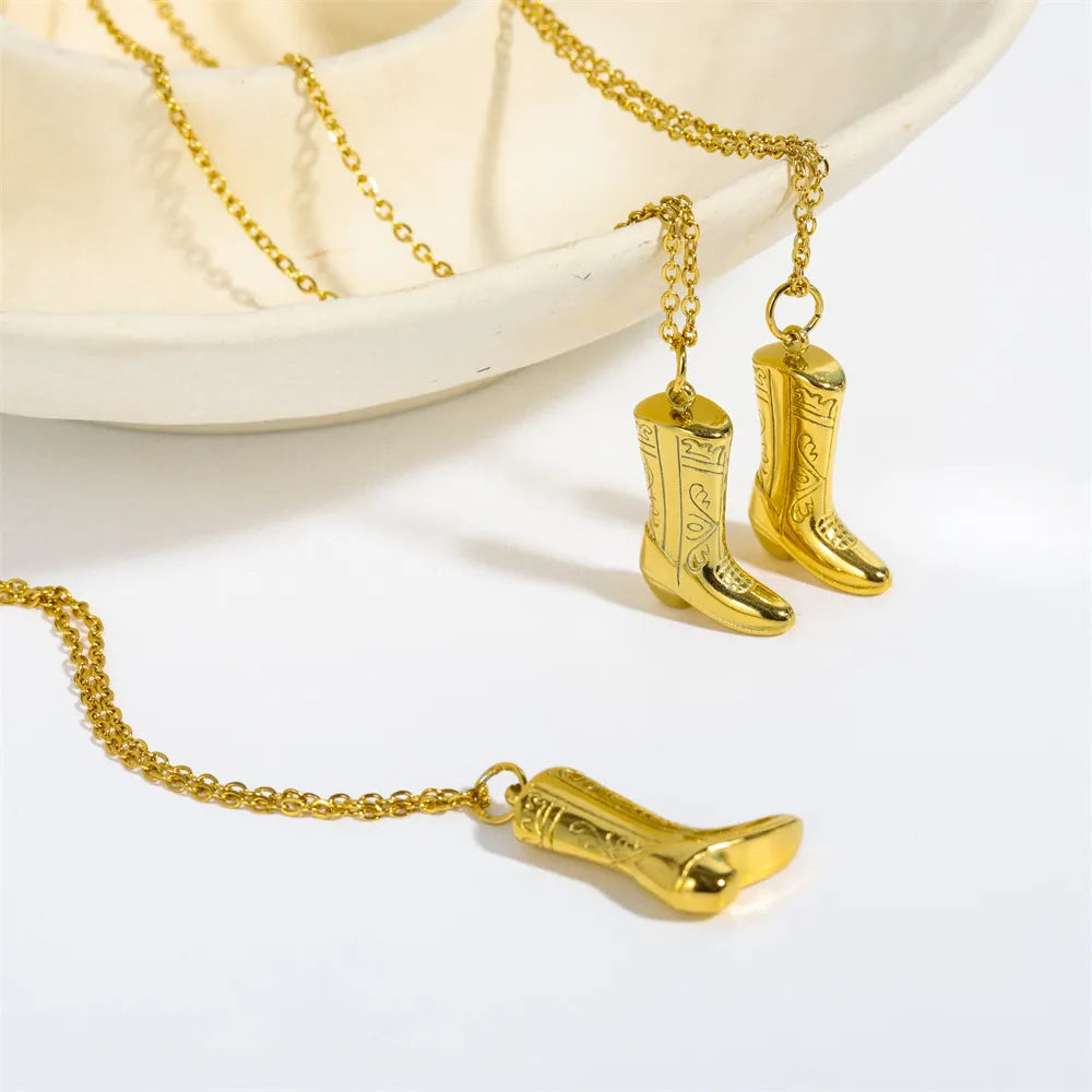 Jasmina – Gold Initial Pendant Necklace