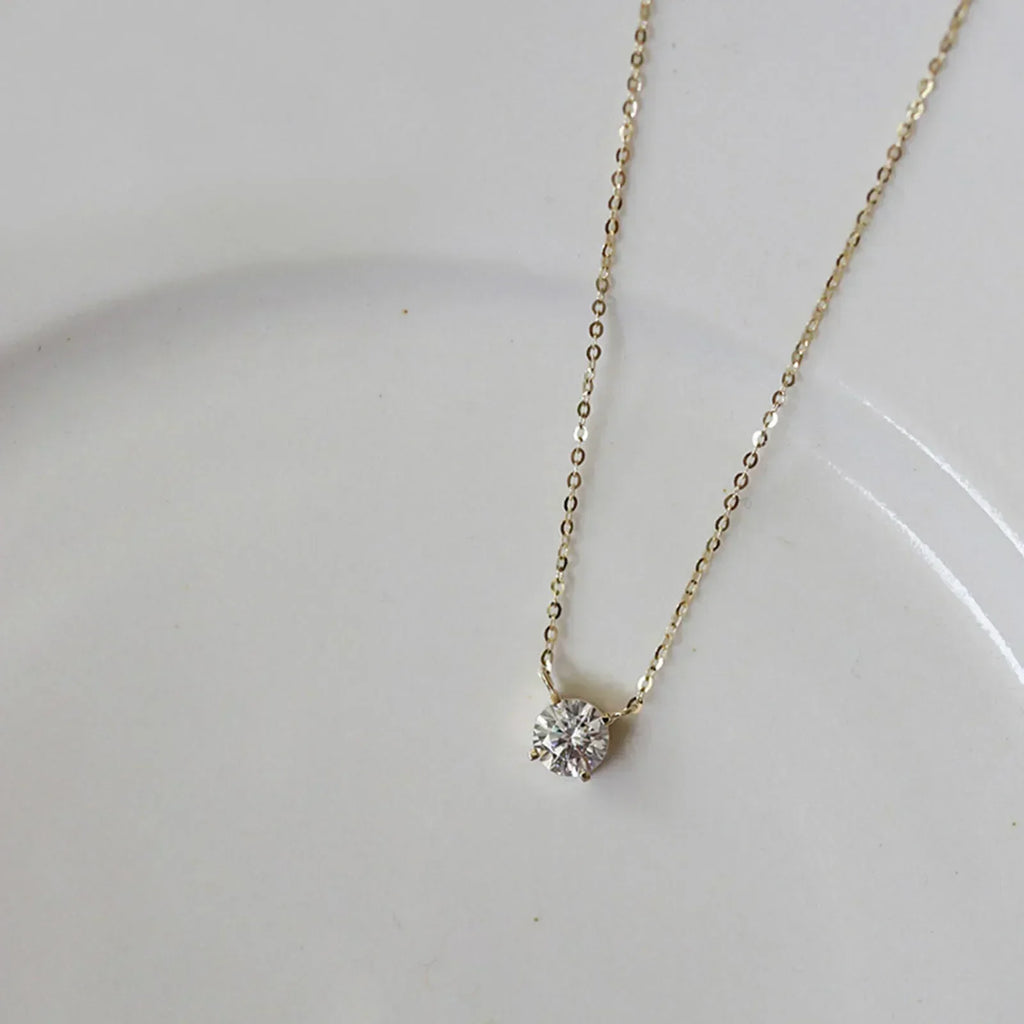 Rafaela – 18K Gold-Plated Sterling Silver Necklace with Zirconia Accents