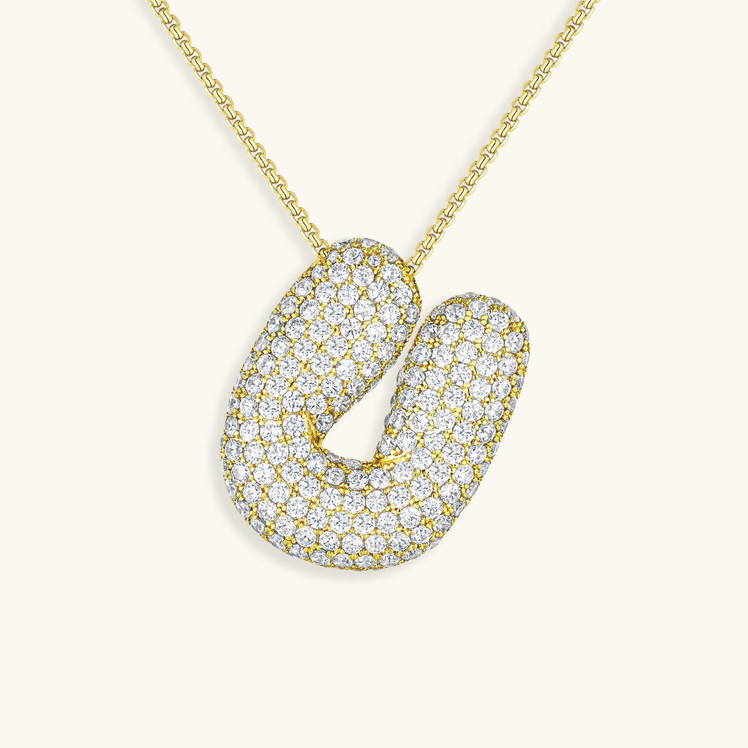 Melanie – Double Heart Gold Necklace