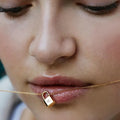 Stefanie - Gold Necklace Featuring Three Delicate Mini Pendants
