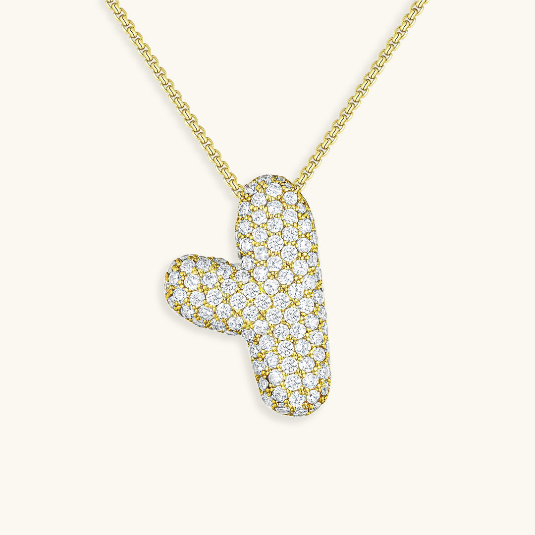 Melanie – Double Heart Gold Necklace