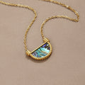 Elisabetta – Gold Necklace Featuring a Coin-Shaped Pendant