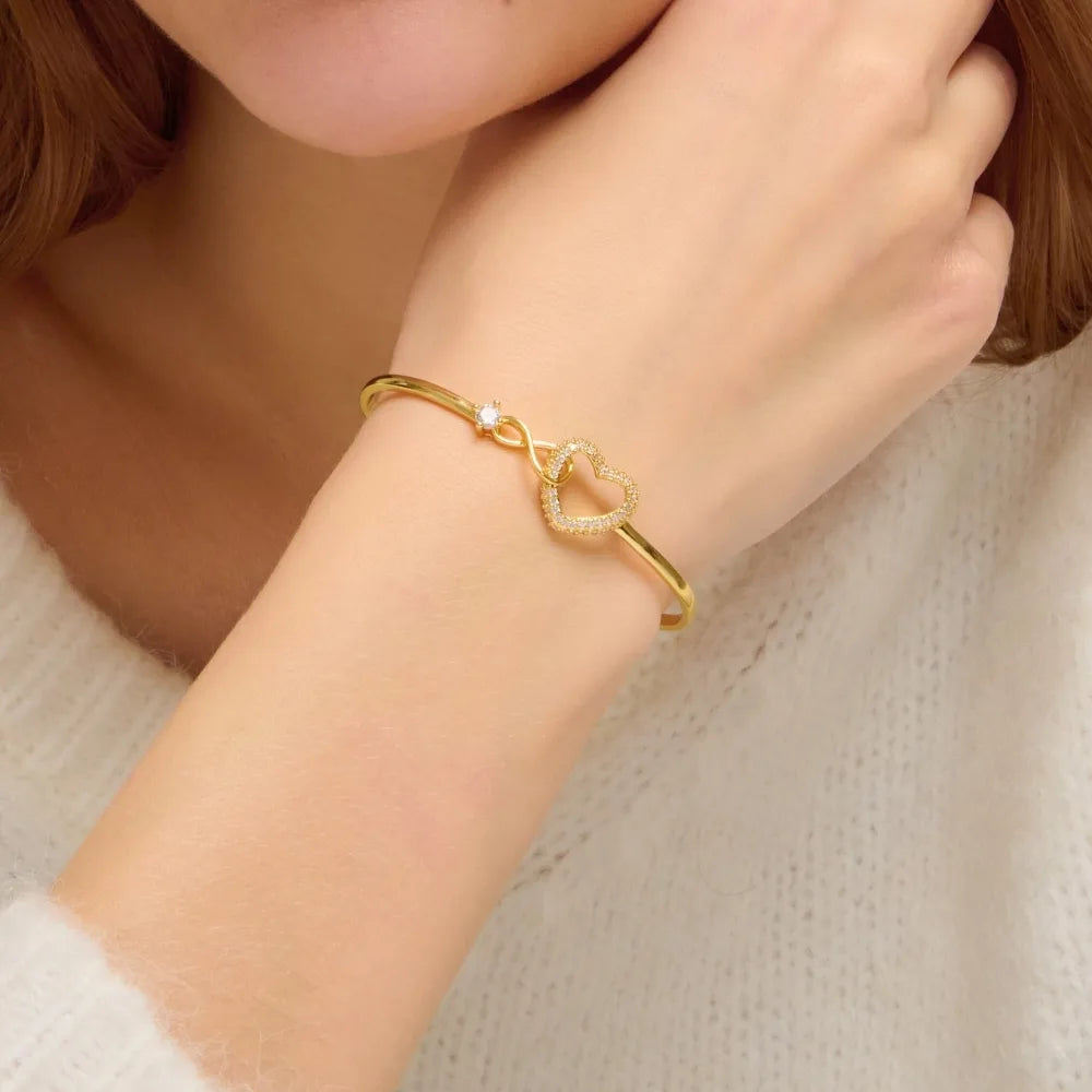 Infinity Heart Bracelet for Mothers and Daughters