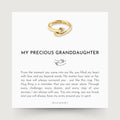 Gold Hug Ring for My Cherished Granddaughter