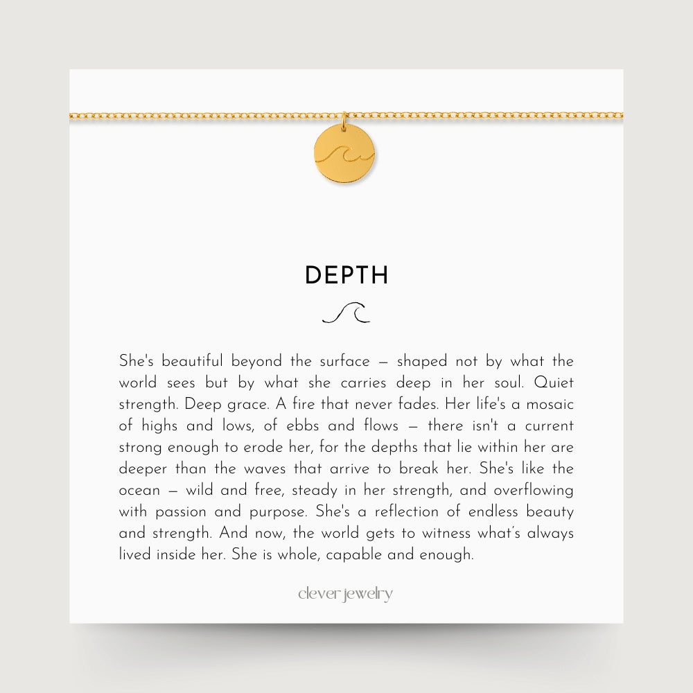 Layered Depth Pendant Necklace