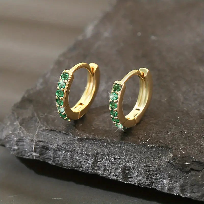 Gold Drop Earrings with Coastal Inspiration