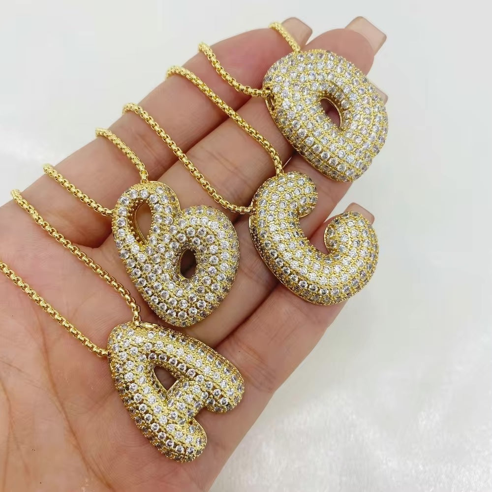 Melanie – Double Heart Gold Necklace