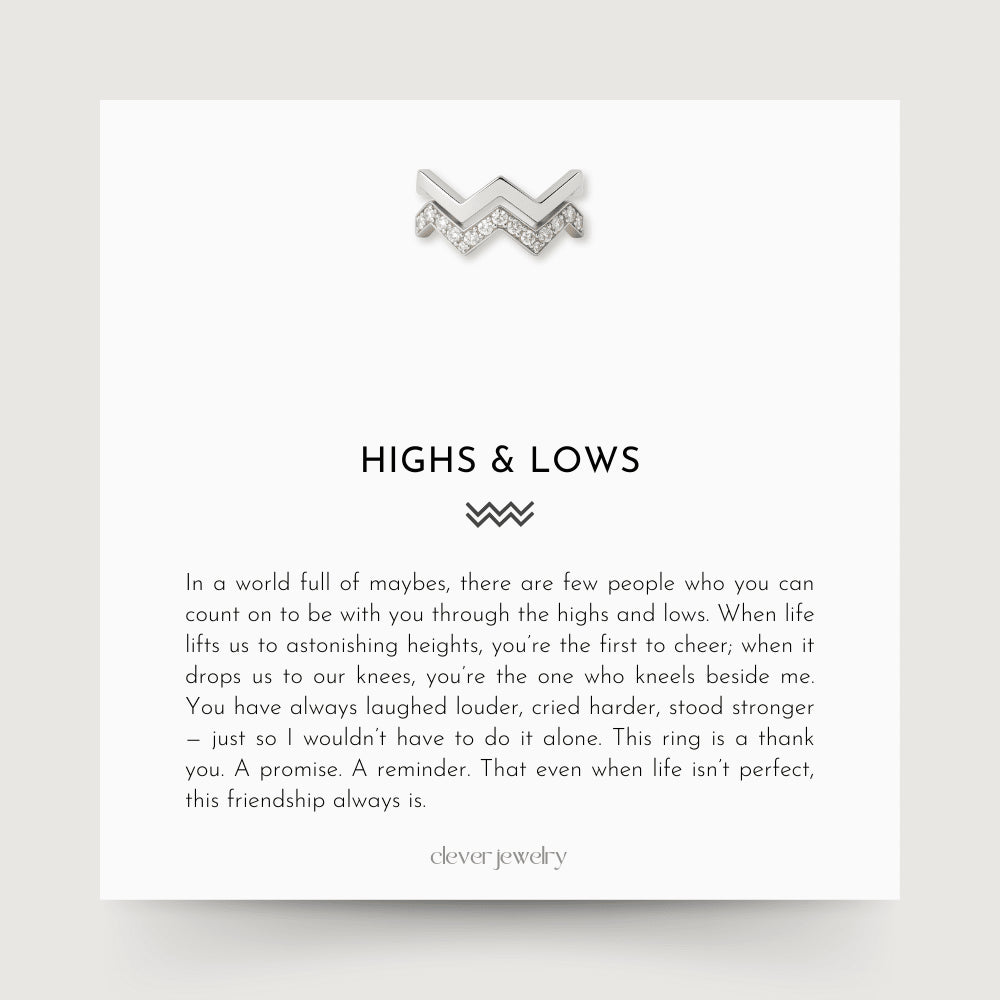 Dual Wave Twin Band Ring